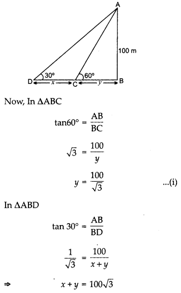 CBSE Previous Year Question Papers Class 10 Maths 2019 Delhi Set I Q26