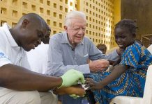 Guinea worm disease shows a slighter increase in 2017 Guinea worm disease shows a slighter increase in 2017