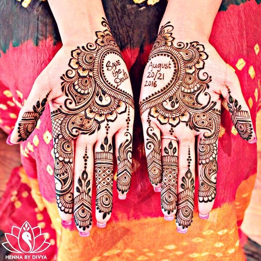 Arabian mehndi with personalised touches