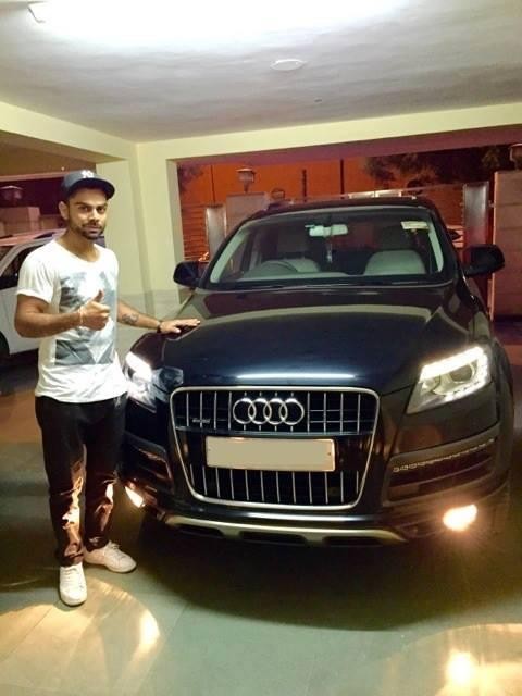 Kohli with His Audi Q7
