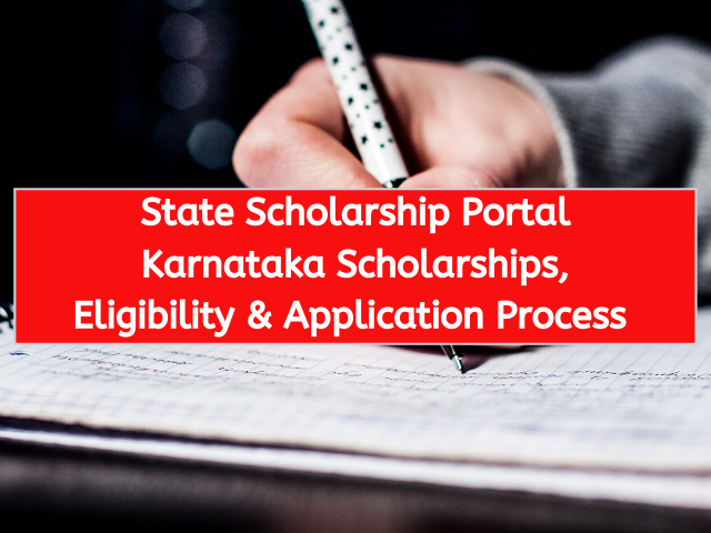 State Scholarship Portal Karnataka Scholarships