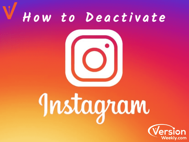 Deactivate Instagram Account 