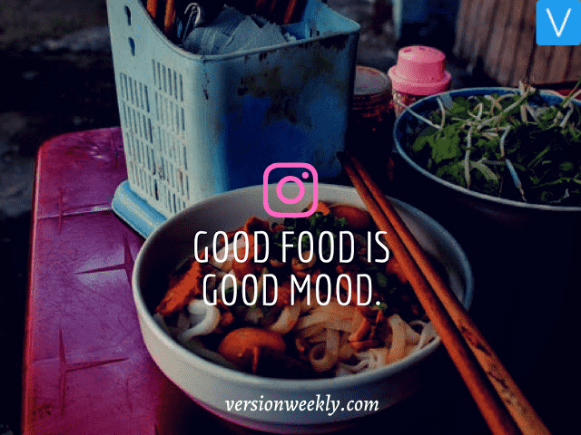Good Food Instagram Captions