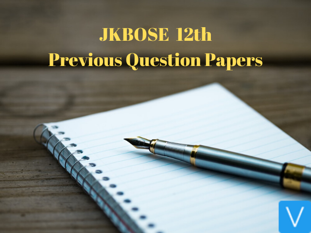JKBOSE 12th Previous Question Papers