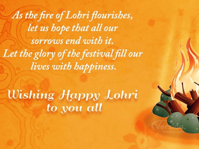 lohri wishes images in hindi