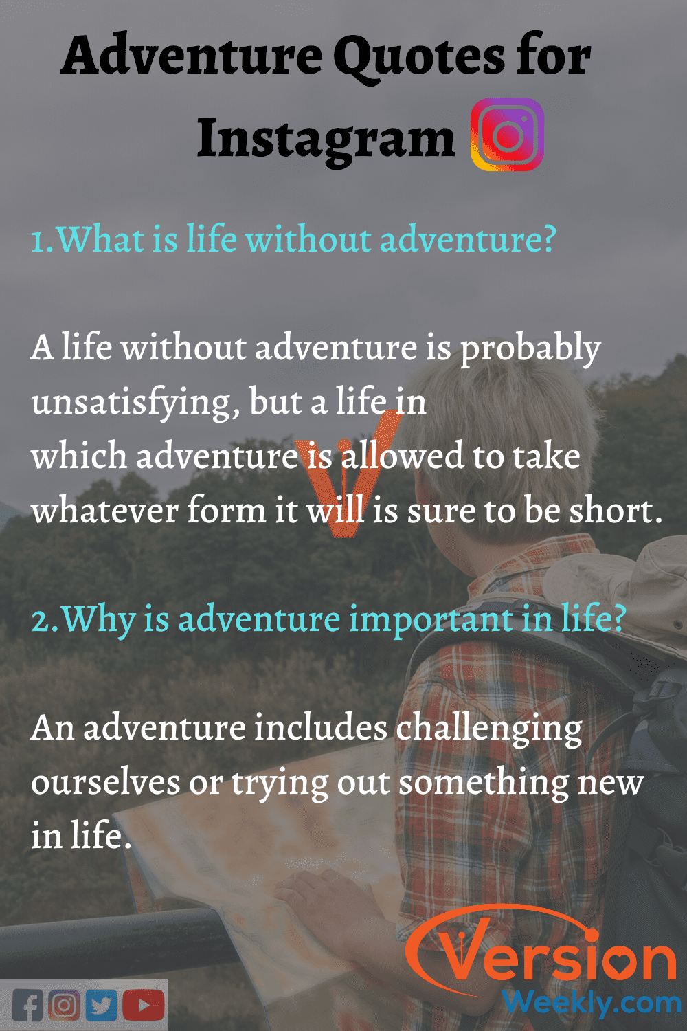 Adventure quotes for IG 