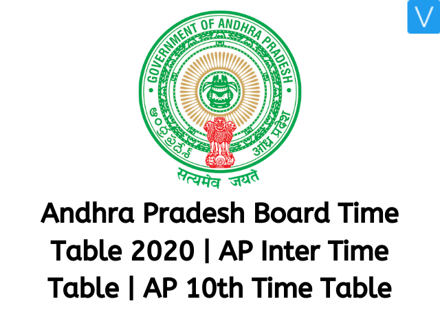 Andhra Pradesh Board Time Table