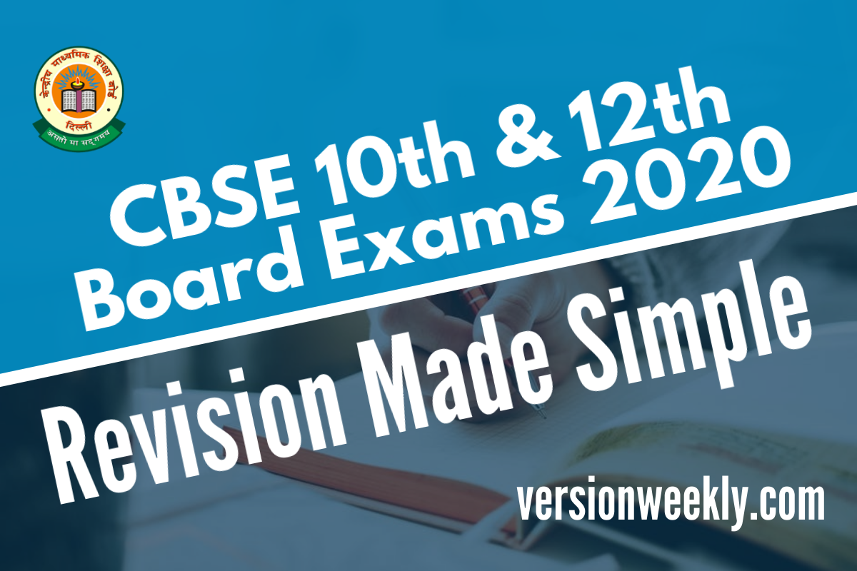 CBSE 10th & 12th Board Exams 2020