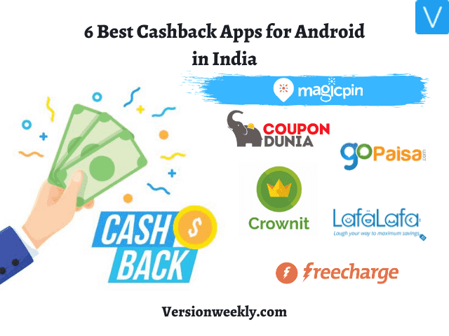 Best cashback apps for android in India