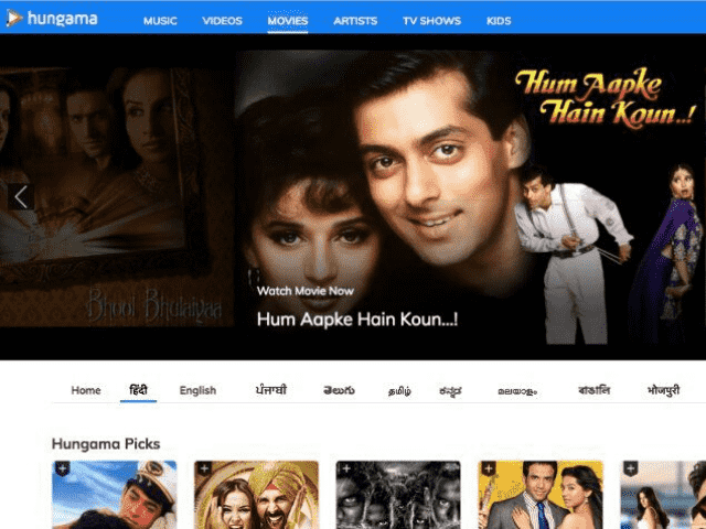 Free Streaming site to watch hindi films online