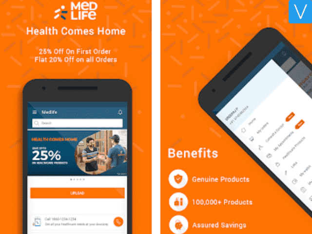 Medlife app for android