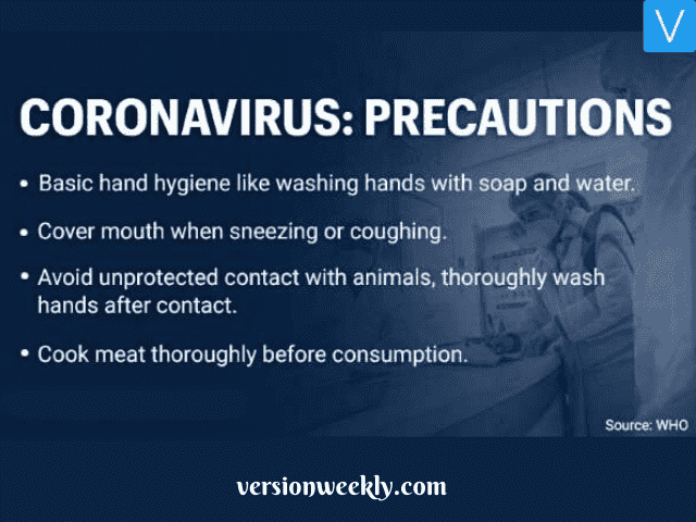 Precautions to be taken for Corona Virus