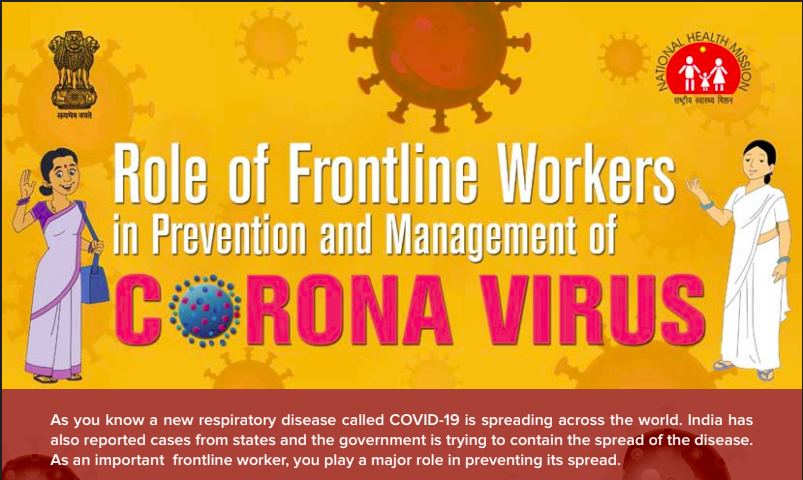 Role of Frontline workers in Prevention and Management of Corona Virus