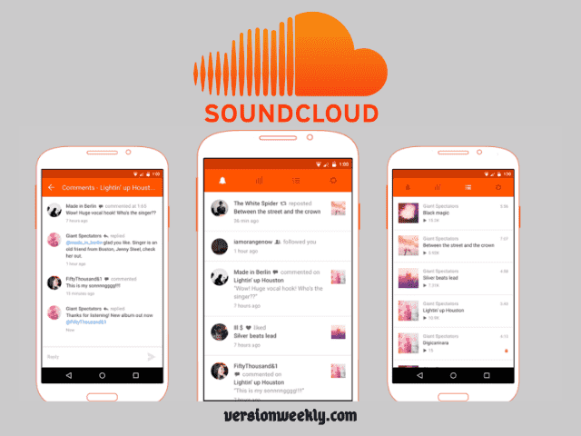 Soundcloud music streaming app