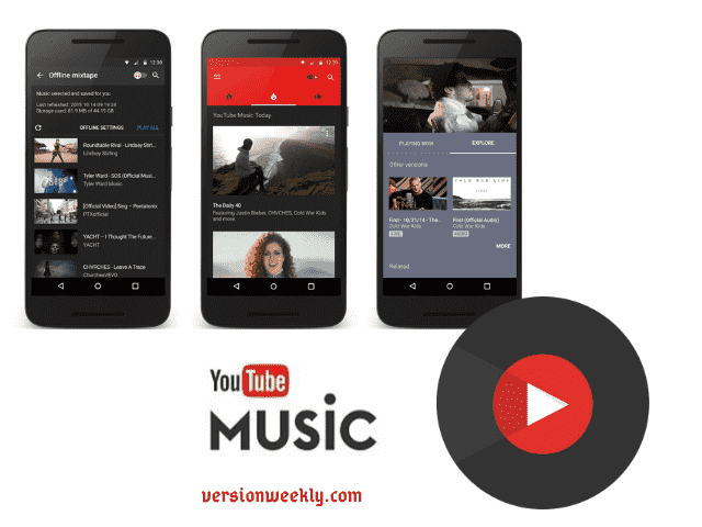 Youtube Music Application to stream online songs free