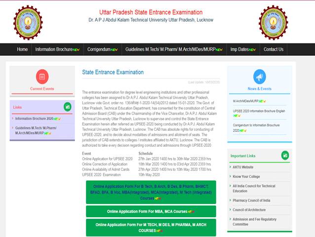 UPSEE 2020 Application Dates Extended