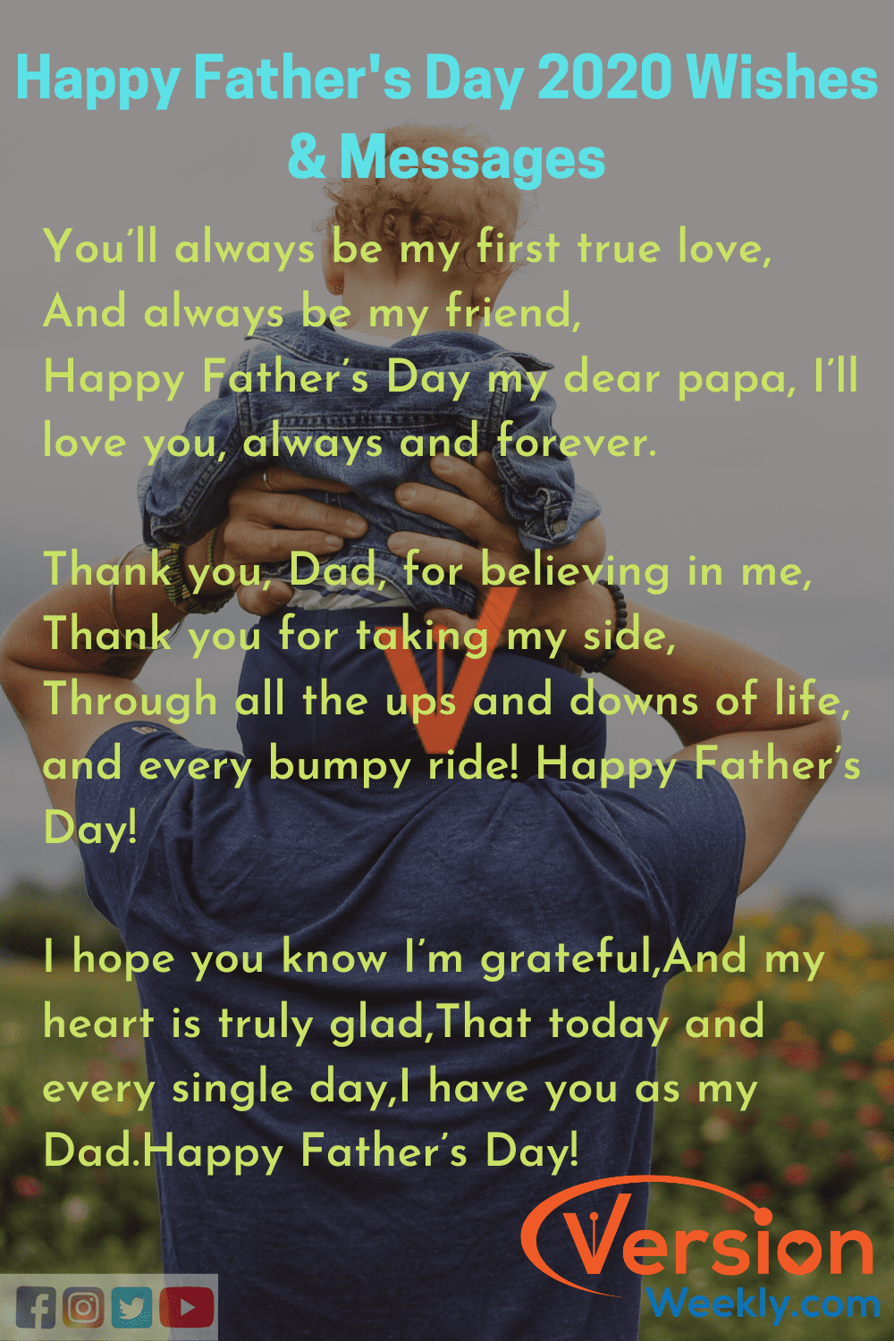 Happy fathers day wishes & messages 