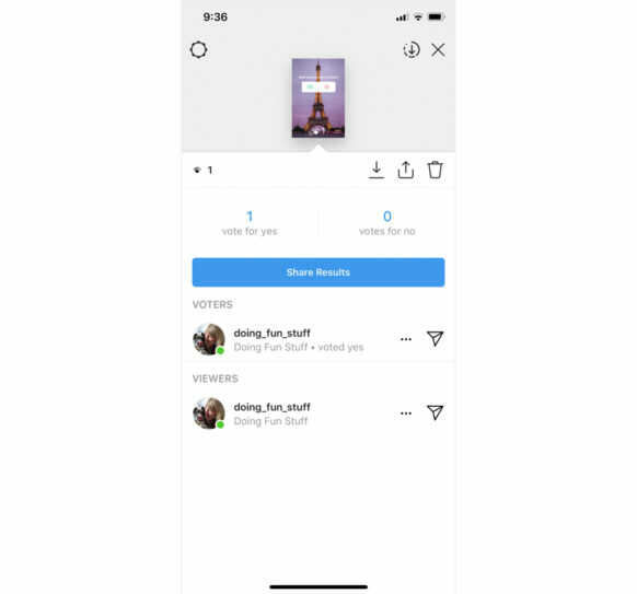 How to view Instagram Poll Results