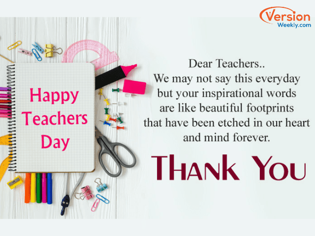 Happy teachers day status image