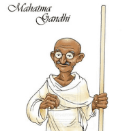 Mahatma Gandhi WhatsApp status image