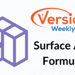 Surface Area Formulas