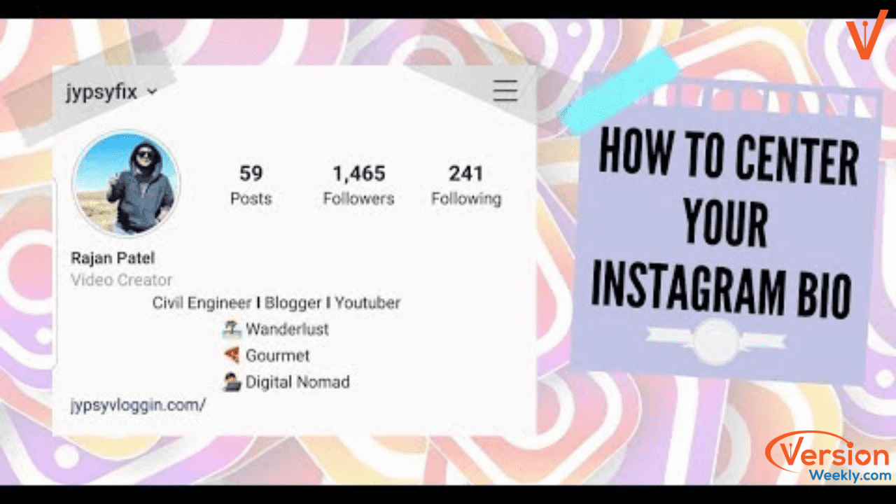 how to center your Instagram bio using spaces & Notes app