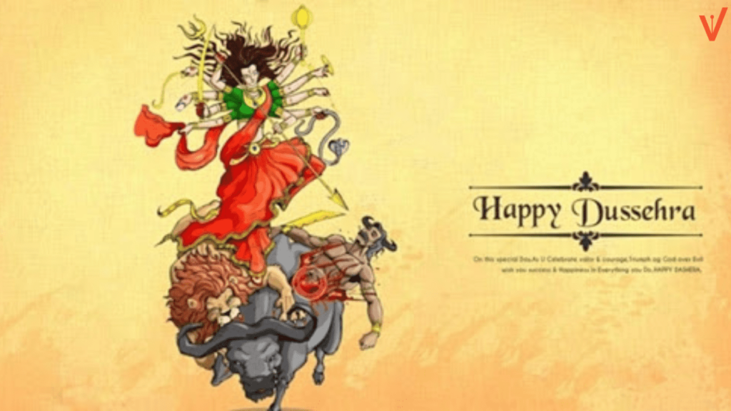 Happy Dussehra Poster & HD Wallpaper