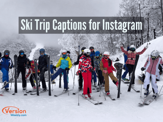 Instagram captions for skiing trips