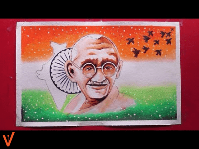 sketches on Gandhi Jayanti 2020