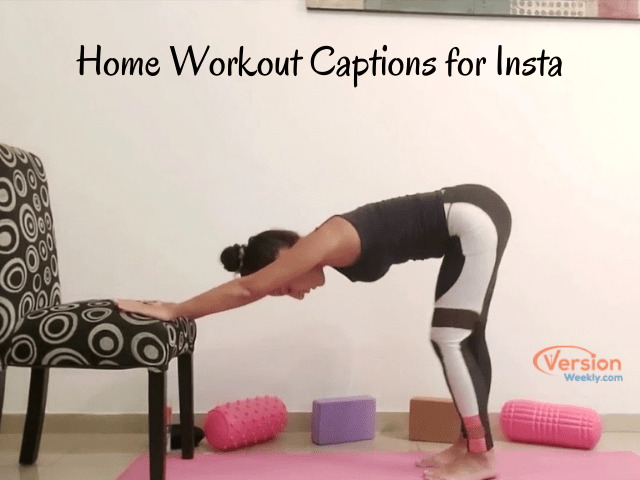 Insta Captions For Your Home Workout Pics