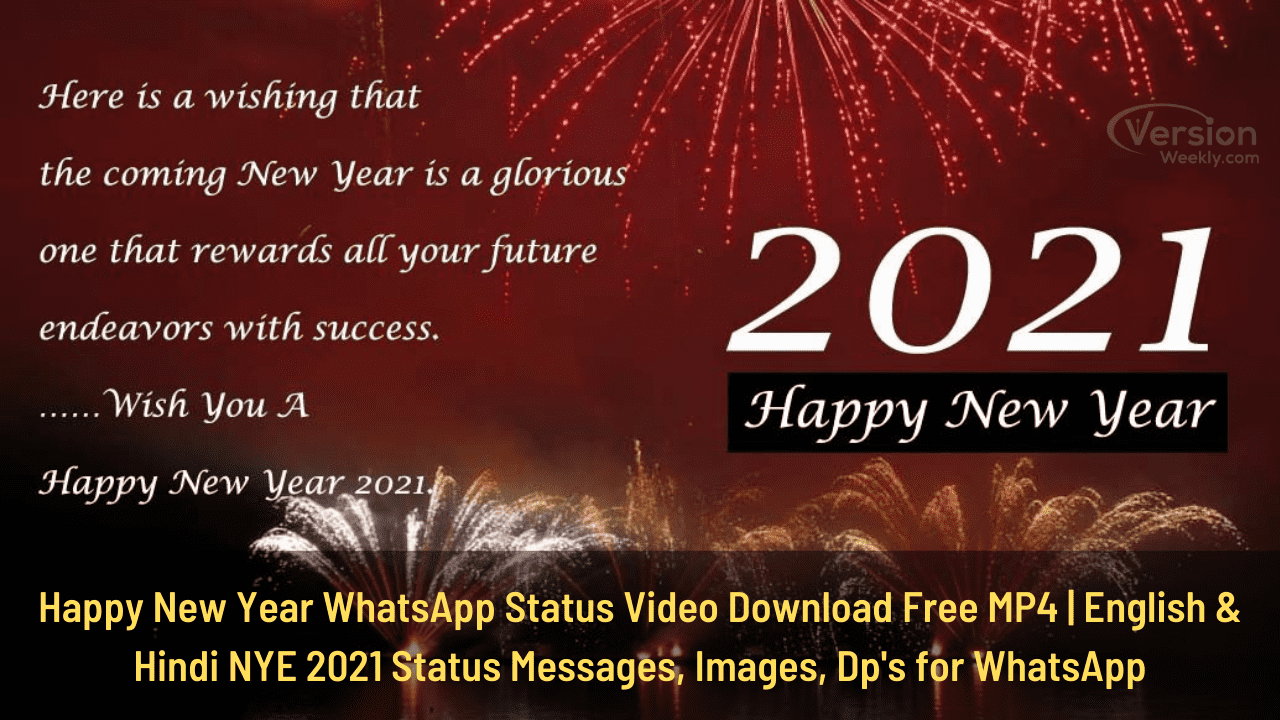 happy new year WhatsApp status video download free mp4