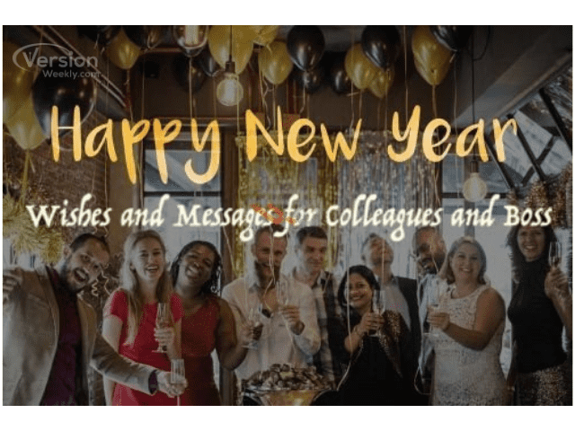 new year wishes & messages for boss colleagues and co-workers
