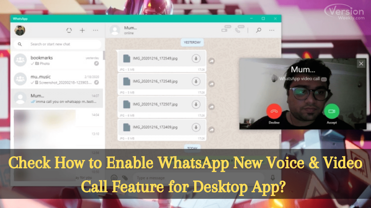 new WhatsApp voice and video calling feature