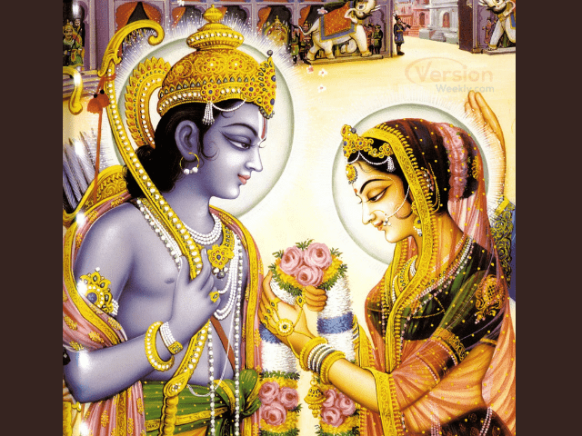 Image of Lord Rama & Goddess Sita