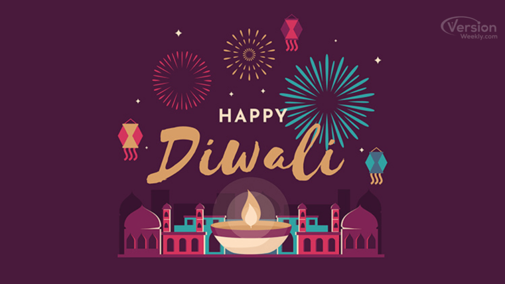 Happy diwali animated background png