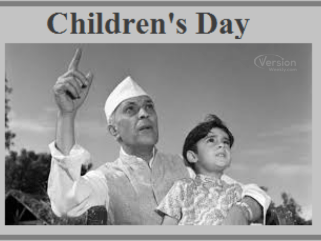 happy children's day images with nehru