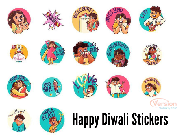 happy diwali stickers for whatsapp
