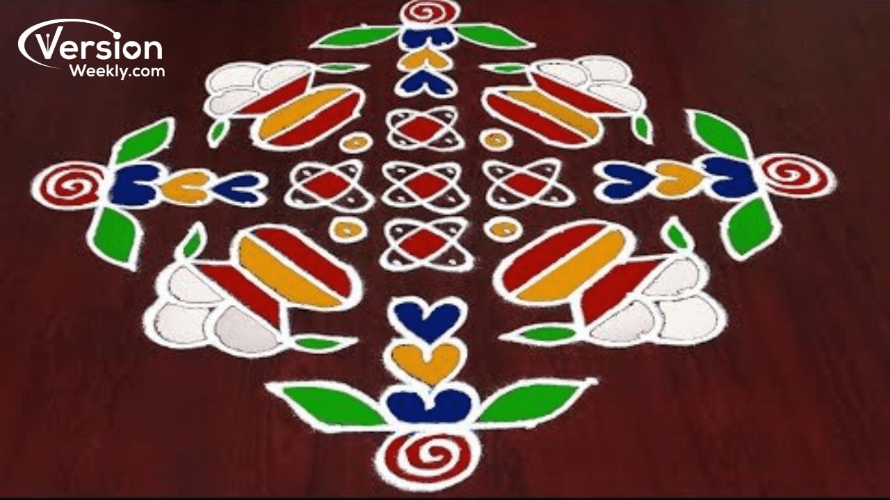 Pongal Pulli Kolam Images with Dots