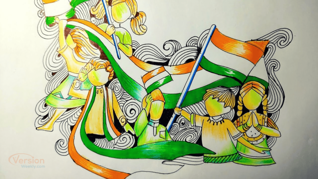 republic day drawing competition images