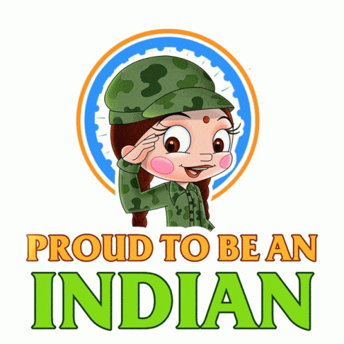 republic day gif proud to be an indian