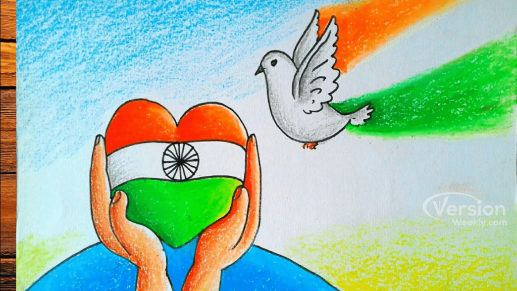 republic day poster drawing