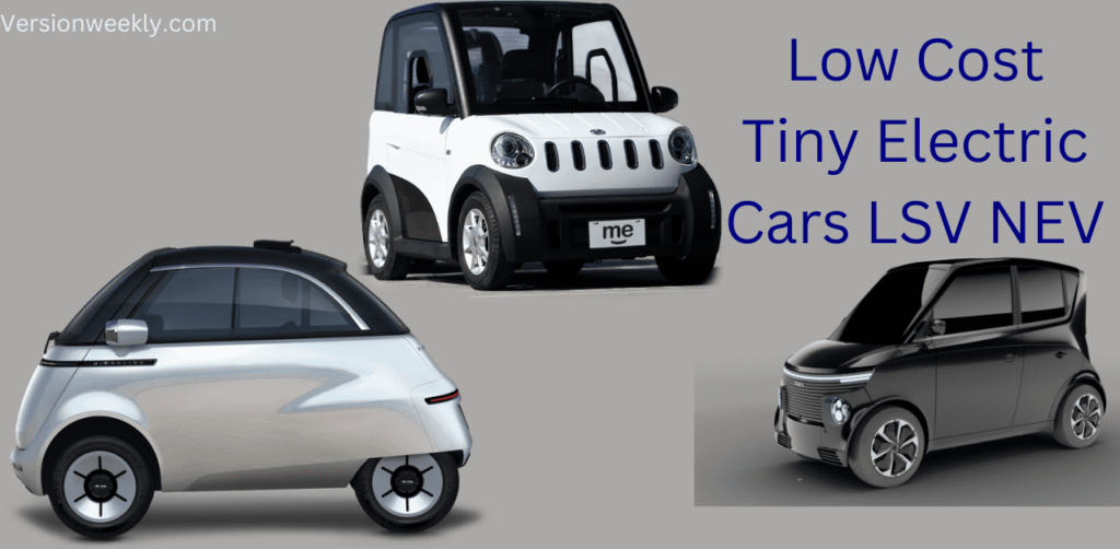 Low Cost Tiny Electric Cars That Could Be The Next Big Thing Are Lsvs And Nevs Are Street